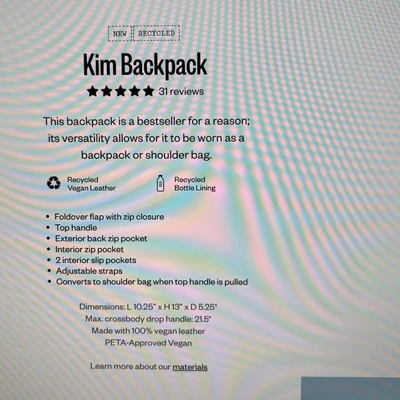 pixie mood | kim back pack - Picture 7 of 7